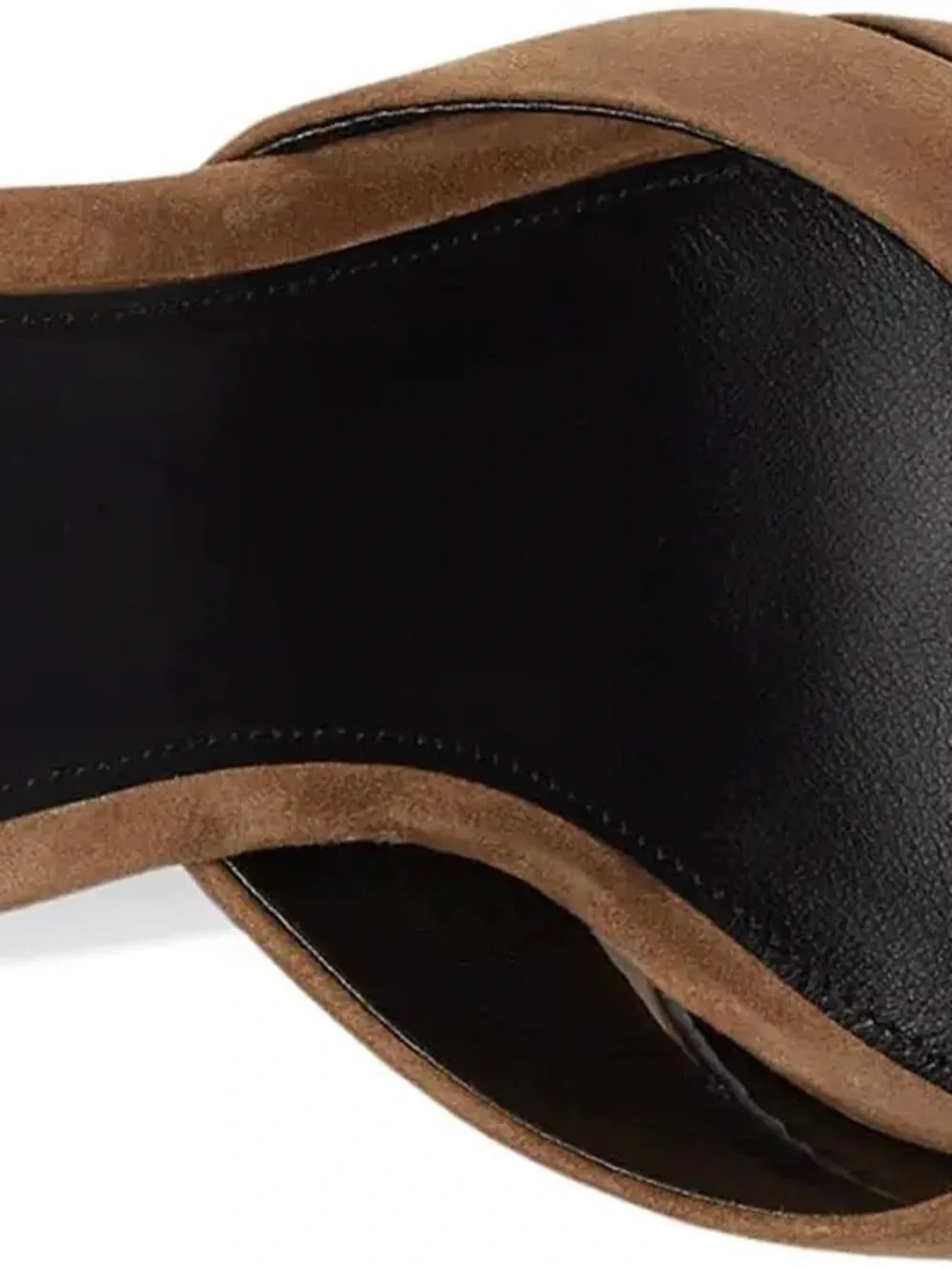 Veronica Beard Cassiel Suede Slide Sandal - Hazelwood - Picture 5 of 11